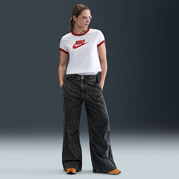 Nike Sportswear Pantalon tissé en denim pour femme