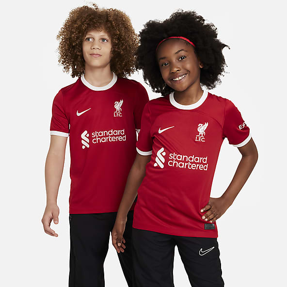 Liverpool FC Academy Pro Third Big Kids' Nike Dri-FIT Soccer Pre-Match Top.