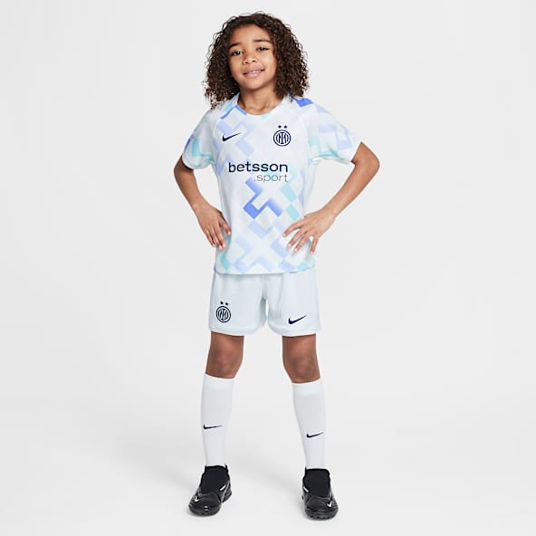 Inter Milan 2025/26 Stadium Away Little Kids' Nike Soccer Replica 3-Piece Kit