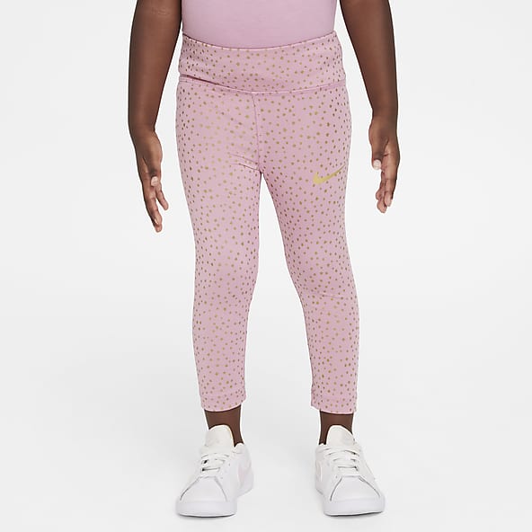 Nike Pro Older Kids' (Girls') Leggings in pink salt colour