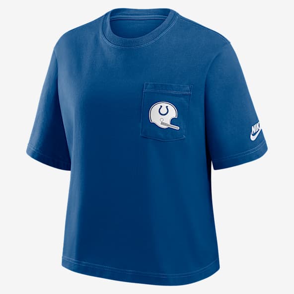 Indianapolis Colts Rewind Pocket Boxy Women's Nike NFL T-Shirt