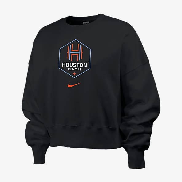 Houston Dash Phoenix Fleece Women's Nike NWSL Crew-Neck Sweatshirt