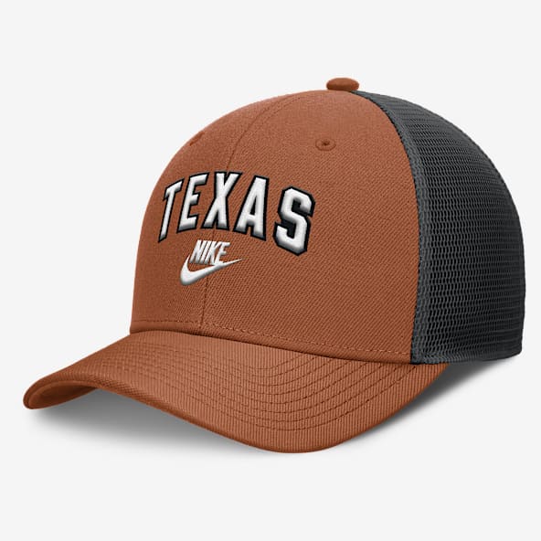 Texas Legacy Arch Rise Gorra de rejilla universitaria Nike Dri-FIT ajustable para hombre
