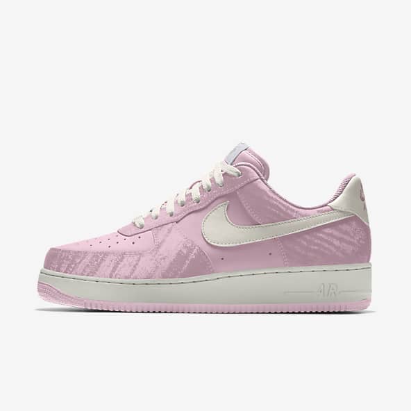 Nike Air Force 1 Custom Low Mermaid Pink Blue Purple Shoes Men