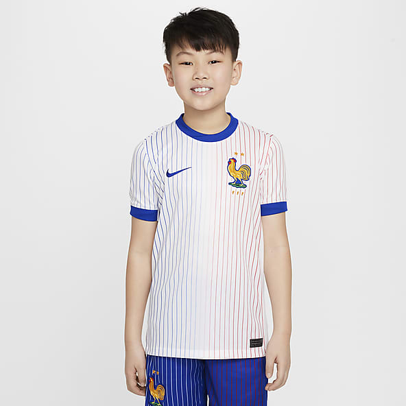 Segunda equipación Stadium FFF 2024/25 (Selección masculina) Camiseta de fútbol tipo réplica Nike Dri-FIT - Niño/a