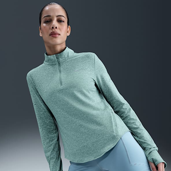 Nike Swift Top da running con zip a 1/4 Dri-FIT UV – Donna