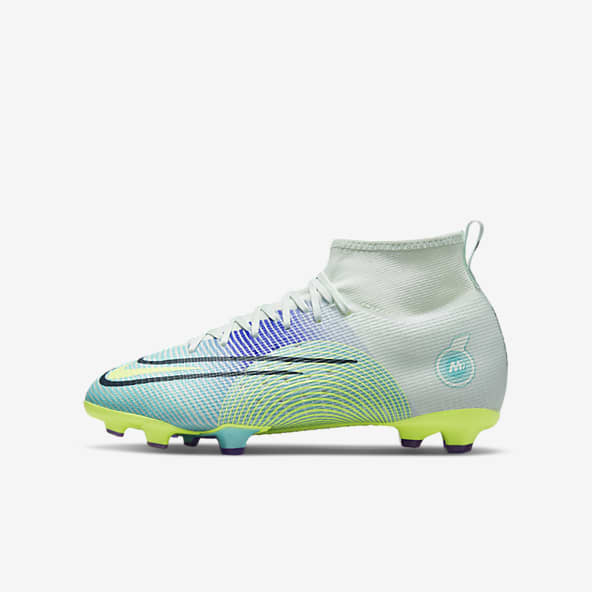 Nike Tiempo Legend 8 Club MG Jr. voetbalschoenen lichtgrijs/felgroen -  Kinderkleding Sale