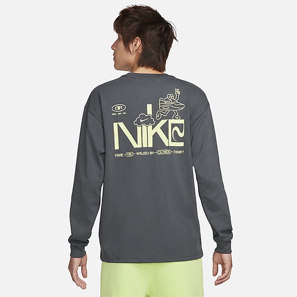 Mens nike long new arrivals sleeve cotton t shirts