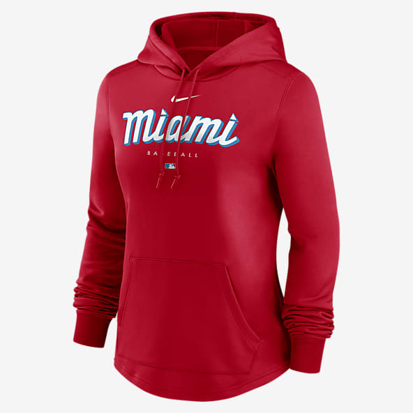 Nike Miami Marlins Men's Short Sleeve Baseball Shirt Red T770-MMCR-MQM-KMG