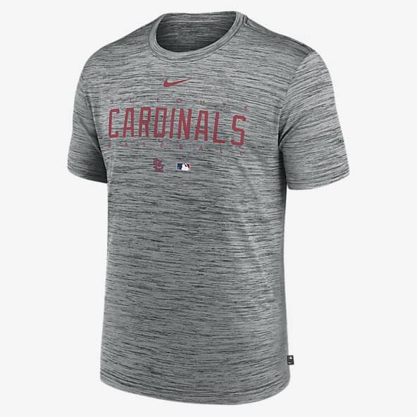 Nike St Louis Cardinals MLB Baseball Red Athletic Dri Fit Shirt Mens 2XL  New