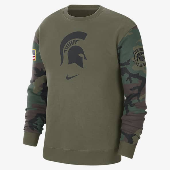 Men's Nike Camo Michigan State Spartans Military T-Shirt