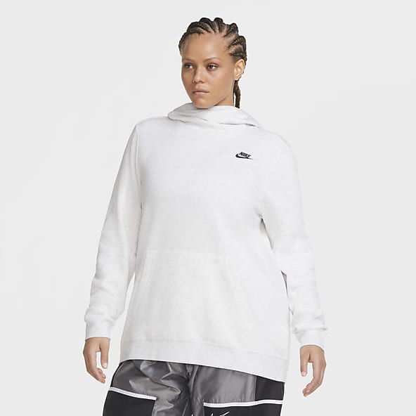 white nike hoodie xs