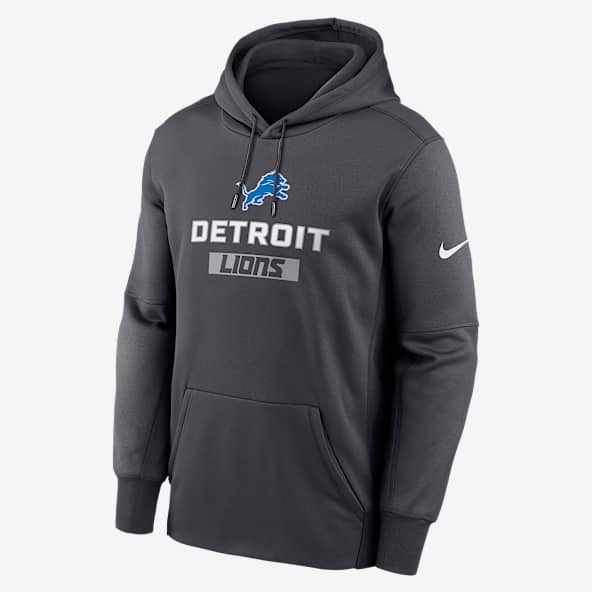 Detroit Lions Toss Sweep Sudadera con gorro sin cierre Nike Therma de la NFL para hombre
