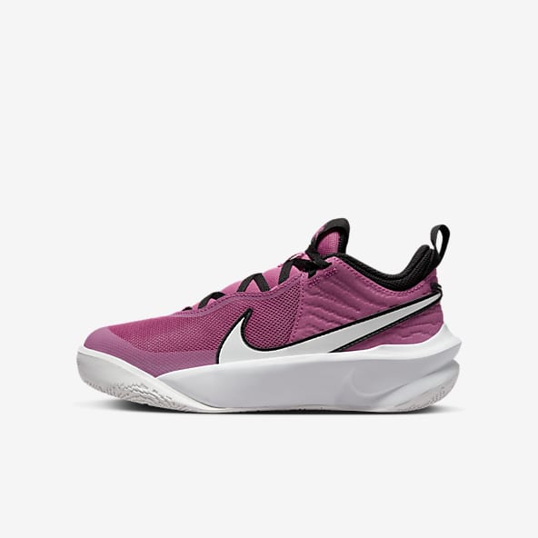 Kids Pink Basketball Shoes. Nike.com