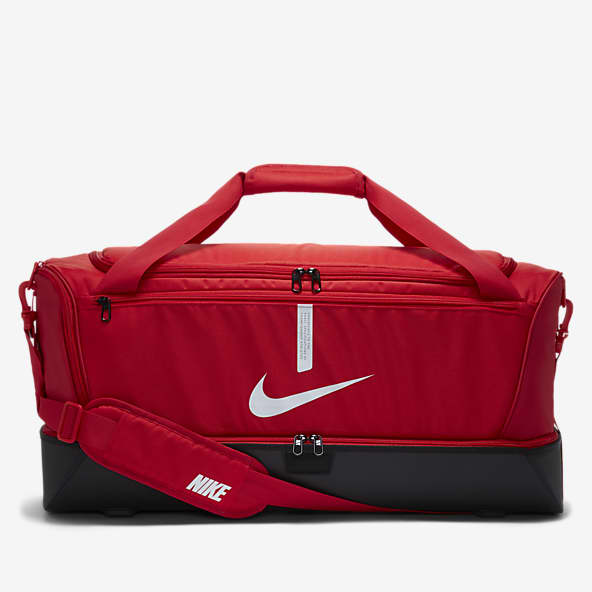 Nike Nike Brasilia Gym Sack - 9.0, Black/Black/Habanero Red, Misc–  backpacks4less.com