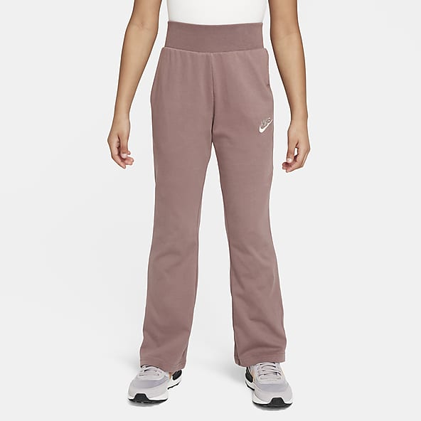 Nike Girls Gray/Neon Yellow Waffle Thermal Pants Size Large