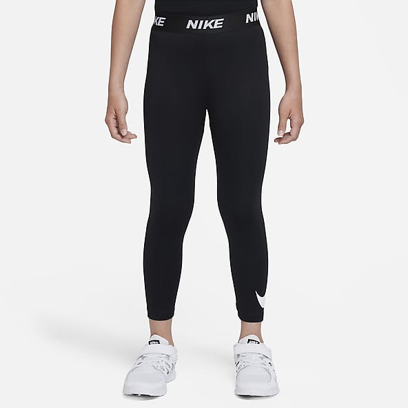 Nike Older Girls One Leggings - Dark Grey