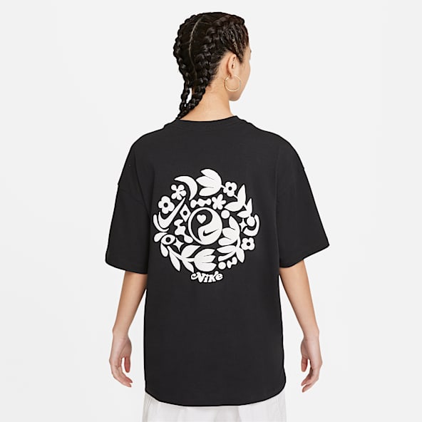 楽ギフ のし宛書 Plus One ナイキ レディース White Black T Shirt Print トップス Www Janvier Labs Com