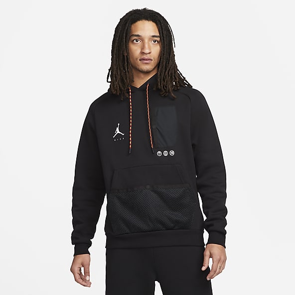 black jordan fleece hoodie