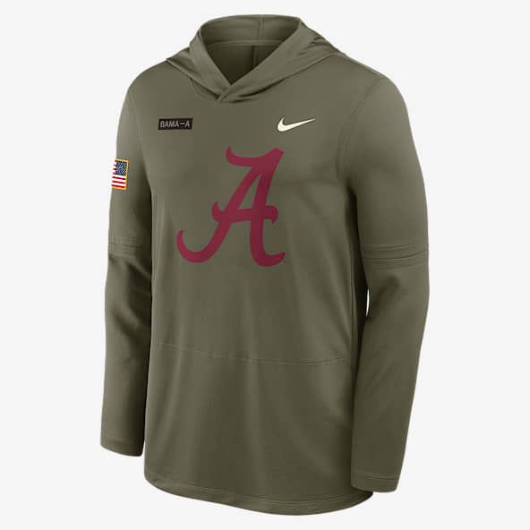 Alabama 2025 Military Appreciation Alabama 2025 Military Appreciation Men's Nike Dri-FIT College Long-Sleeve Hooded Top