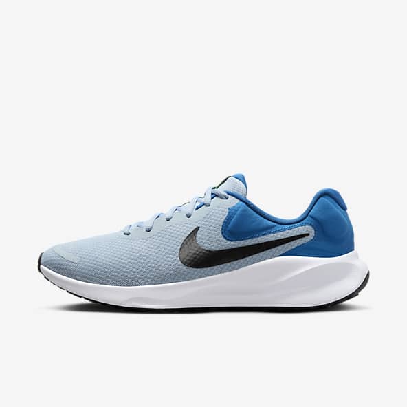 Baby blue nike top running shoes