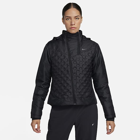 NWT Women's Nike Swoosh Logo Reversible Sherpa Jacket CI8937-100 Black  White