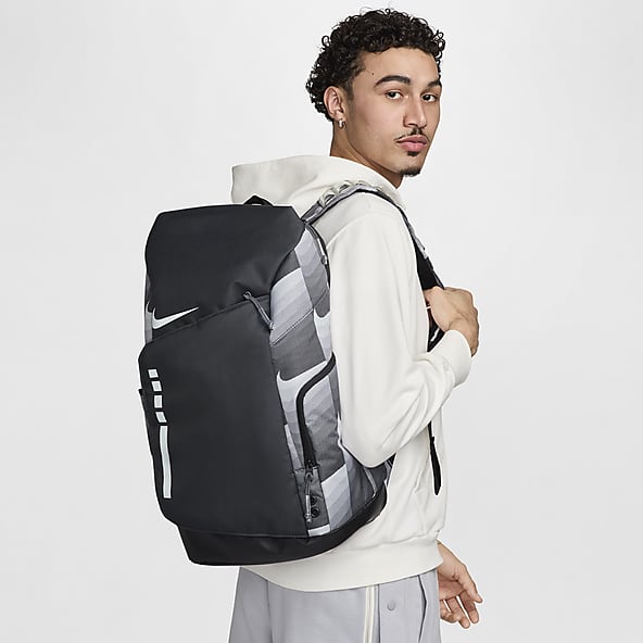 Gray nike elite backpack top