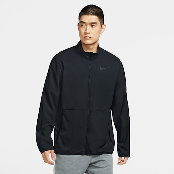 nike black white windbreaker
