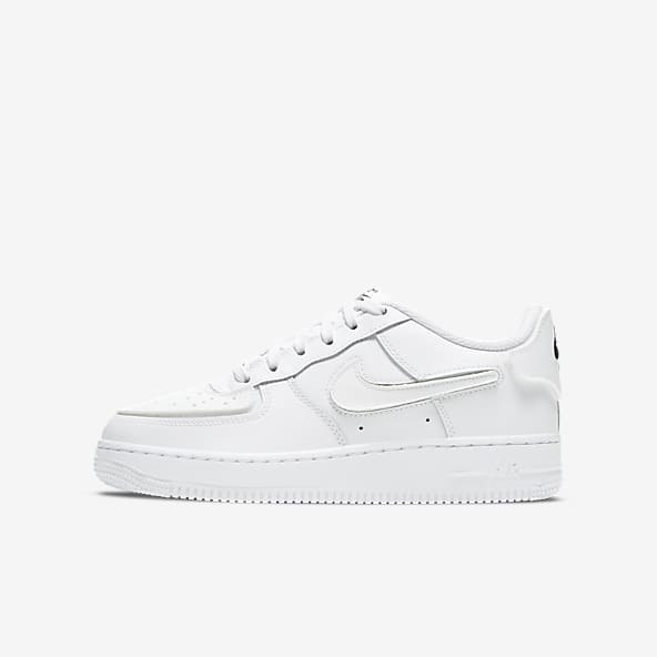 all white nike air forces