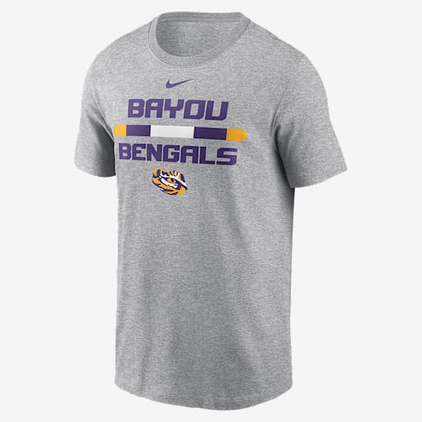 LSU Tigers DNA Lockup Playera universitaria Nike para hombre