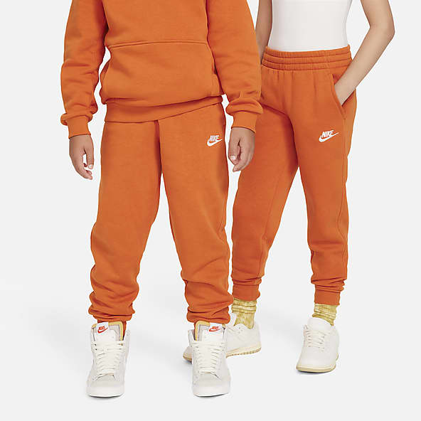 Girls Orange Club Fleece. Nike IL