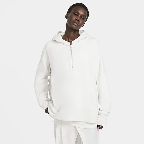 nike white pullover women's
