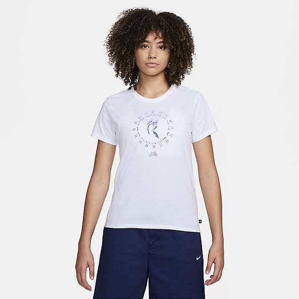 Nike Sportswear T-Shirts & Polo Shirts Women White - XS - Short-Sleeved  T-Shirts Shirt : : Clothing, Shoes & Accessories