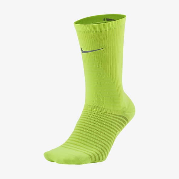 neon green nike socks