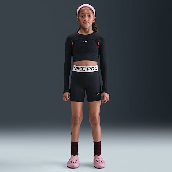 Nike Pro Shorts Dri-FIT de 13 cm para niña talla grande