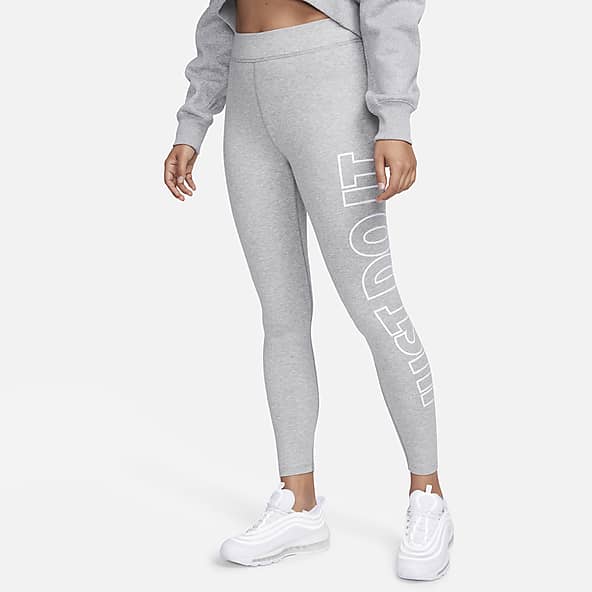 Shop Nike NSW Essential Futura Leggings CZ8528-063 grey