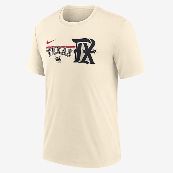 Nike Texas Rangers Blue Logo Legend Short Sleeve T Shirt
