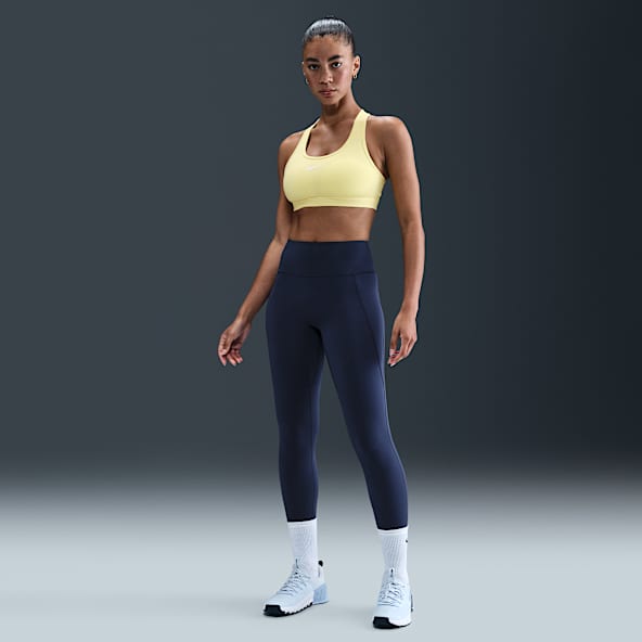 Nike Universa Women's High-Waisted Full-Length Leggings with No Front Seam