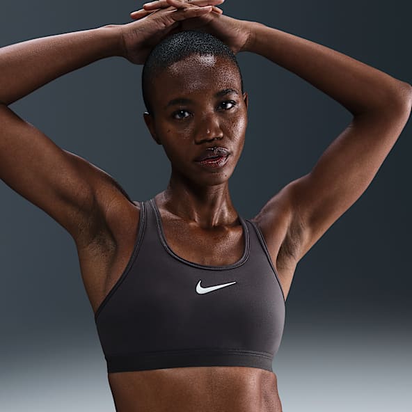 Nike Swoosh High Support Verstellbarer Sport-BH ohne Polster für Damen