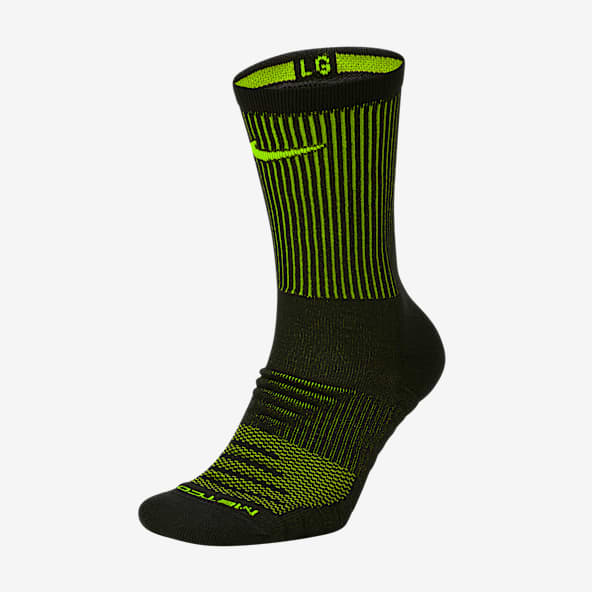neon green nike socks