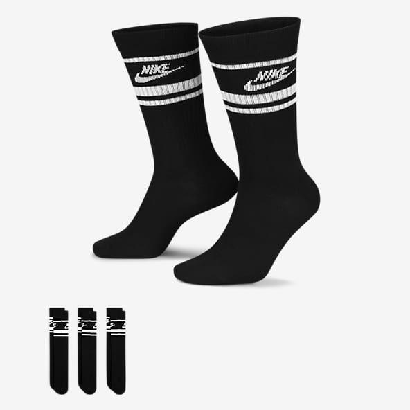 Nike Medias Largas Hombre Everyday Essential (3 Pares) blanco
