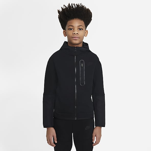 black nike tech fleece jacket