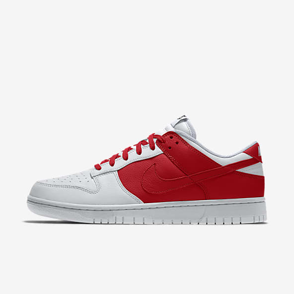 Nike By You Red Nike Dunk Shoes. Nike.com