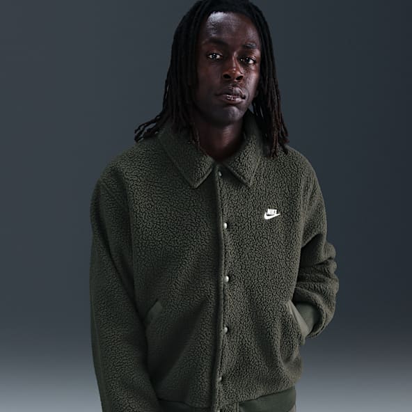 Nike Sportswear Club Men's High-Pile Fleece Coaches Jacket