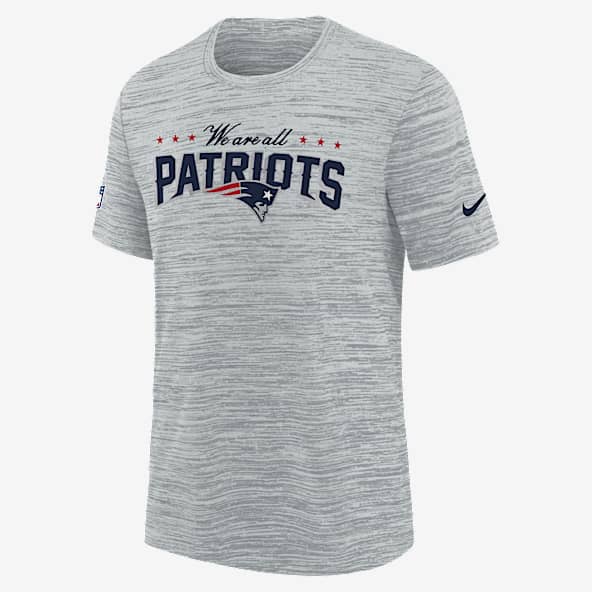 New England Patriots Rivalry Sideline Velocity Big Kids' Nike Dri-FIT NFL T-Shirt