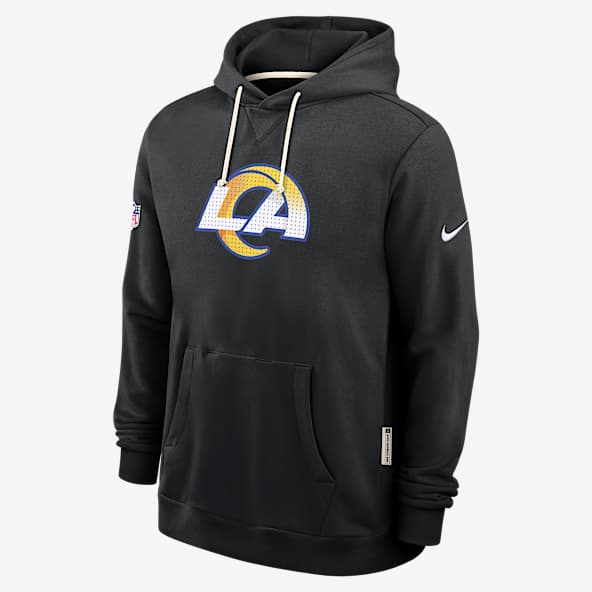 Los Angeles Rams Initial Home Sideline Sudadera con gorro sin cierre Nike Dri-FIT de la NFL para hombre