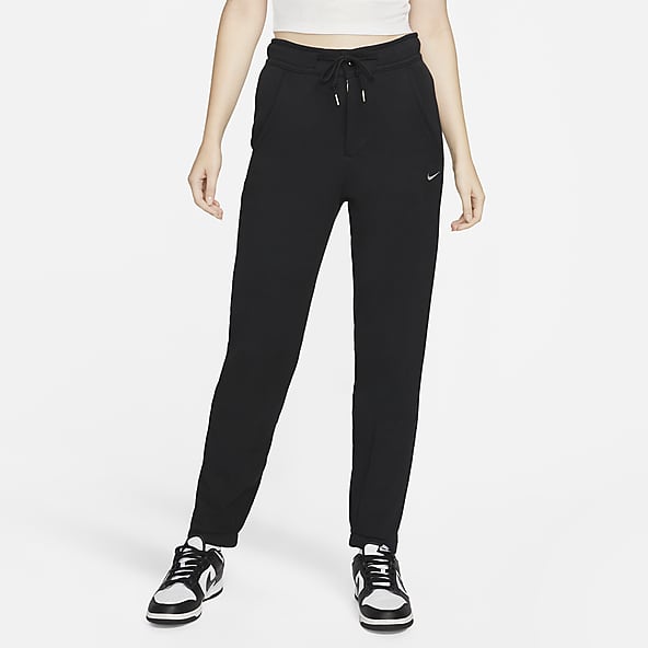 NWT Nike Women's Sportswear Varsity Tight Fleece Jogger Pants - Black - XXL