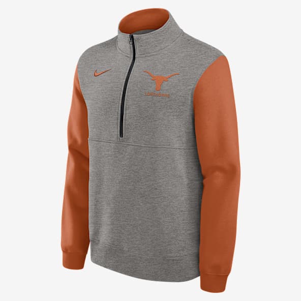 Texas Club Men's Nike College 1/2-Zip Crew