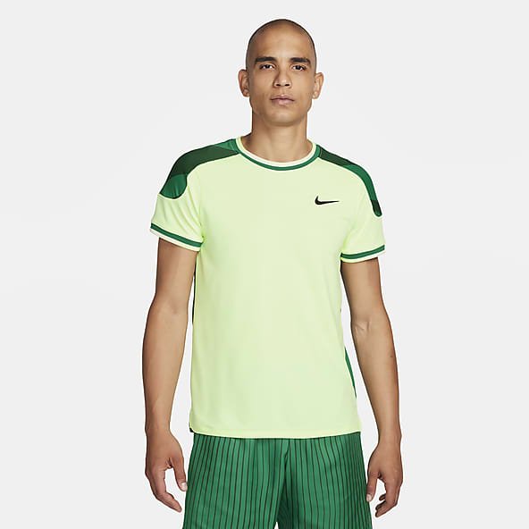  Nike Mens Brasil Athletic Cut Dri-Fit T-Shirt Yellow