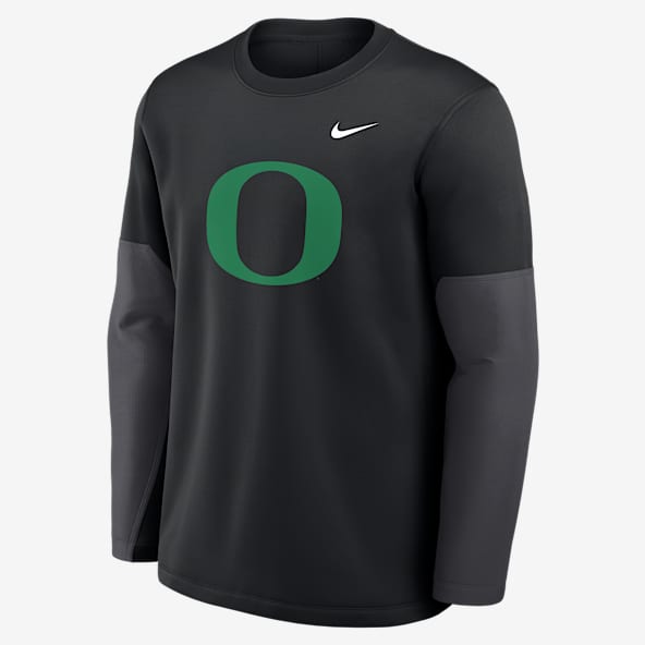 Oregon Sideline Coach Men's Nike Therma-FIT College Long-Sleeve T-Shirt